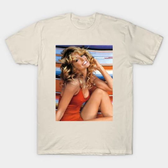 Discover Farrah Fawcett vintage 70's Johnny Knoxville style - Farrah Fawcett - T-Shirt