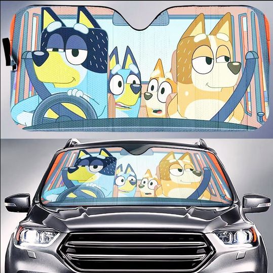 Discover BlueyDad Auto Sunshade Car, Cartoon Auto Sunshade