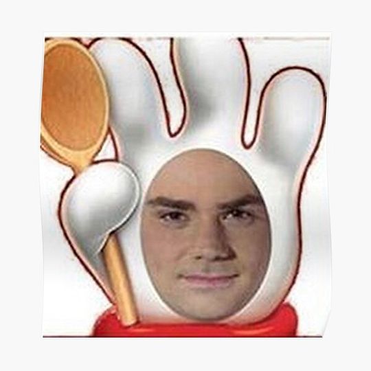 Discover Ben Shapiro hamburger helper Premium Matte Vertical Poster