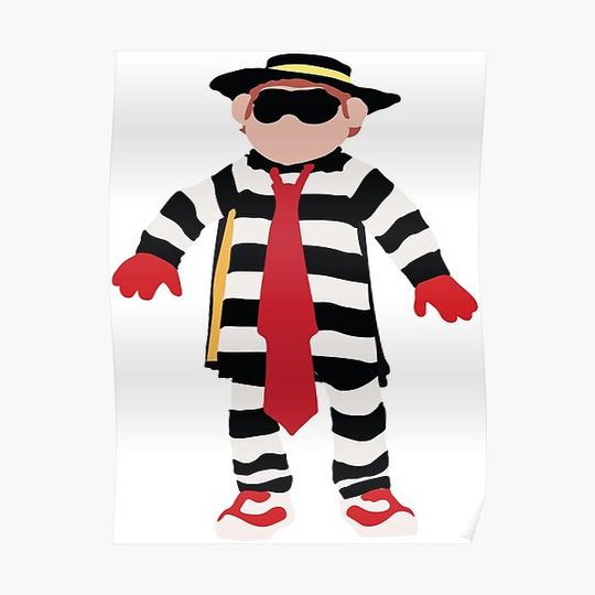 Discover Hamburglar Premium Matte Vertical Poster