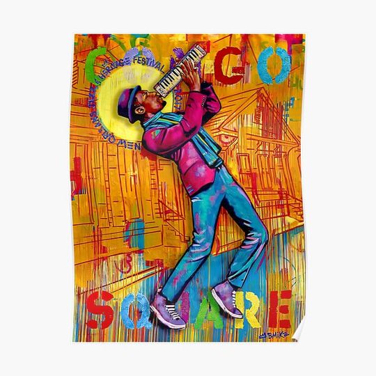 Discover Congo Square 2017 Premium Matte Vertical Poster