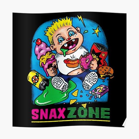 Discover Snack Zone Premium Matte Vertical Poster