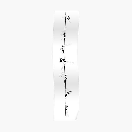 Discover Pole Dancers Stacked Premium Matte Vertical Poster