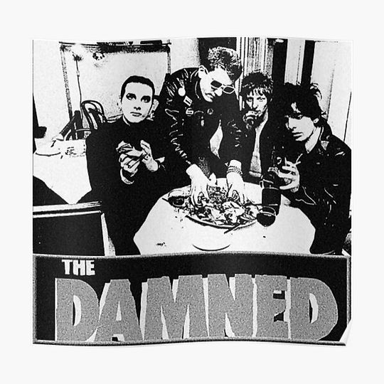 Discover The Damned - 'Dinner Blaster' Premium Matte Vertical Poster