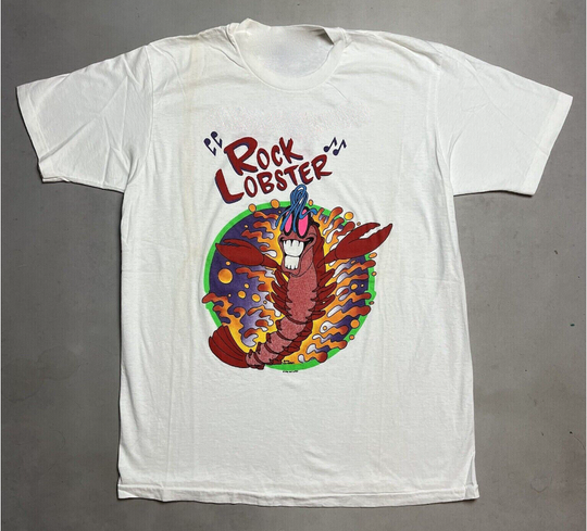 Discover Vintage B-52’s Rock Lobster 90s Band Shirt