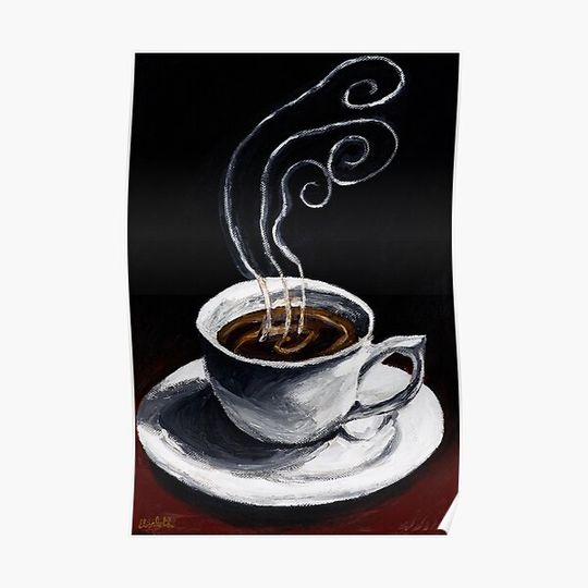 Discover Coffee Premium Matte Vertical Poster