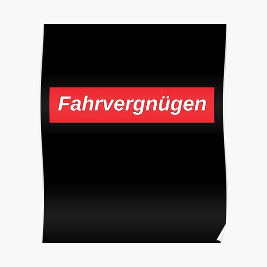 Discover Fahrvergnügen - Farfegnugen Premium Matte Vertical Poster