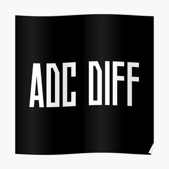 Discover ADC Diff - Gaming Premium Matte Vertical Poster