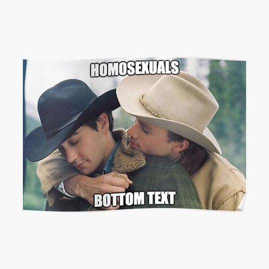 Discover brokeback mountain Premium Matte Vertical Poster