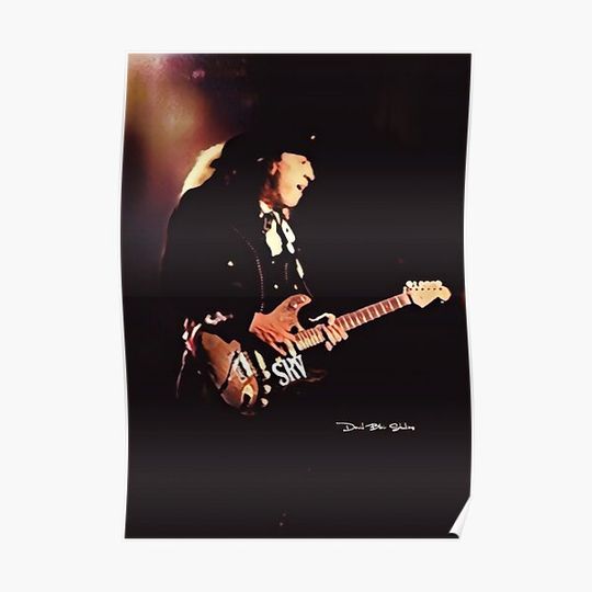 Discover Stevie Ray Vaughan - Graphic 3 Premium Matte Vertical Poster