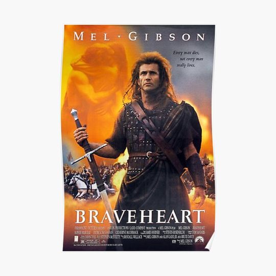 Discover Braveheart Movie Poster Premium Matte Vertical Poster