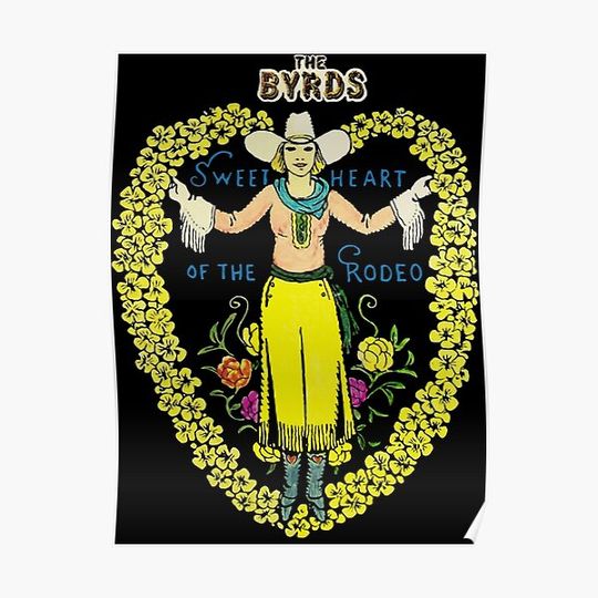 Discover The byrds sweet heart of the rodeo Premium Matte Vertical Poster