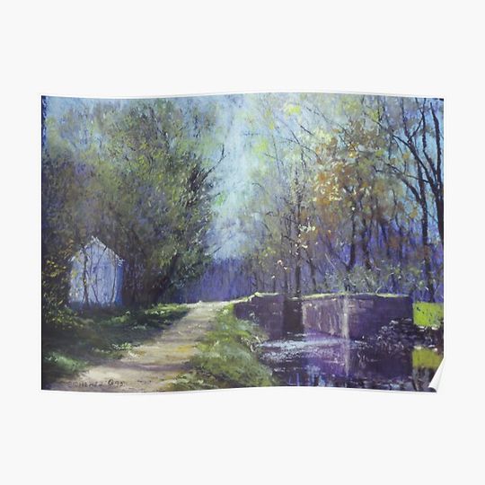 Discover C&O canal lock Premium Matte Vertical Poster