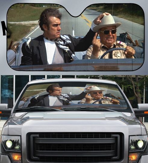 Discover Bandit And The Snowman Car Sunshade, The Trans-Am Auto Sunshade