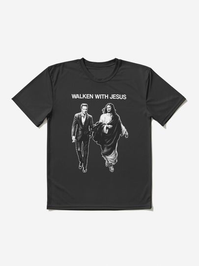 Discover Walken With Jesus Christopher Walken Comfy Graphic Trending | Active T-Shirt 