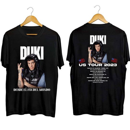 Discover Duki since the end of the world Tour 2023 Shirt, Duki 2023 Concert Shirt