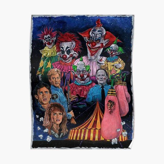 Discover Killer Klowns from Outerspace Premium Matte Vertical Poster