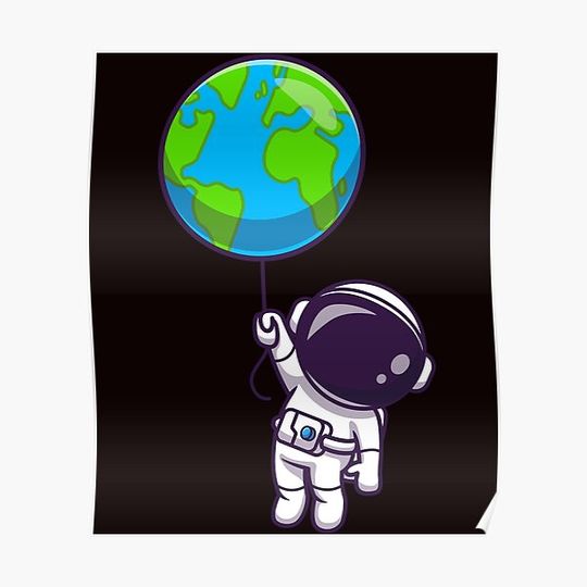 Discover Oh. I miss my country. Astronaut!!! Premium Matte Vertical Poster