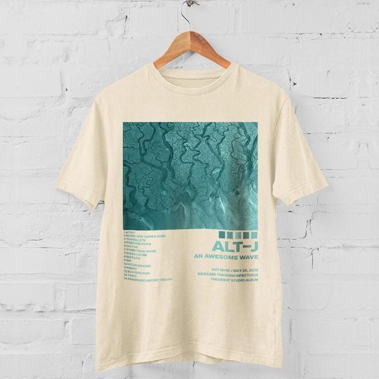Discover ALT- J Posters Shirt, An Awesome Wave Album Tracklist Tee