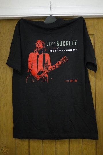 Discover Mystery White Boy Live 95-96 T-Shirt, Jeff Buckley Tour 1995 T-Shirt