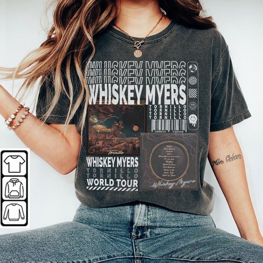Discover Whiskey Myers Music Shirt, Merch Vintage World Tour 2023 Tickets