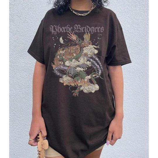 Discover Vintage 90s Phoebe Dragons Bridgers Tee, Phoebe Bridgers Tour 2023