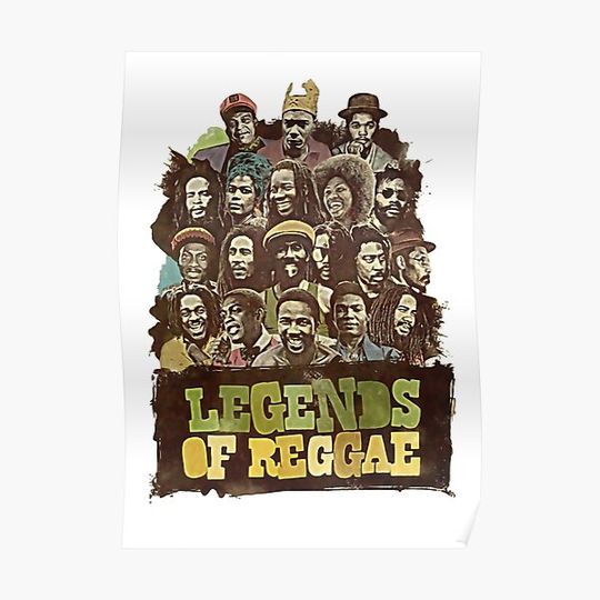Discover The Legends Of Reggae Premium Matte Vertical Poster