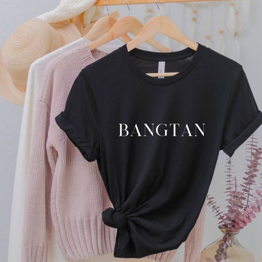 Discover BTS Members Hiding Behind the Logo Shirt, Kpop Star Matching T-shirts, BTS Shirt for Kids