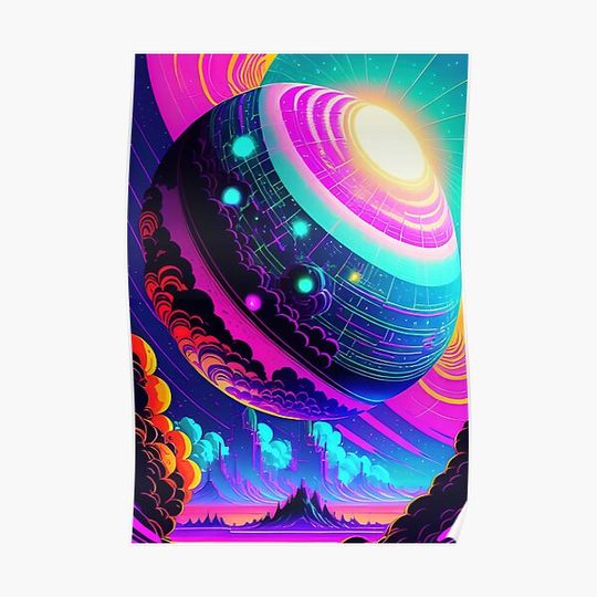 Discover Alpha Centauri prope mundos Premium Matte Vertical Poster