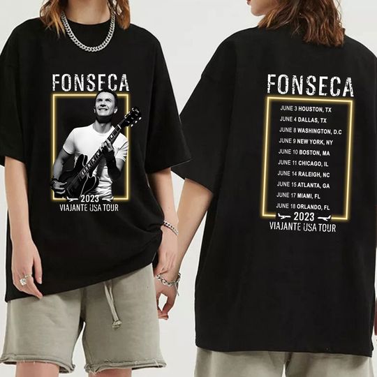 Discover Fonseca Viajante USA Tour 2023 Shirt