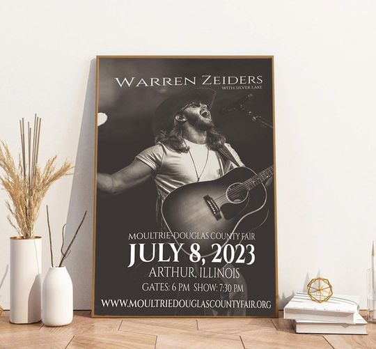 Discover Zeiders Musician Tour 2023 Poster, Musician Print, Gift For Fan