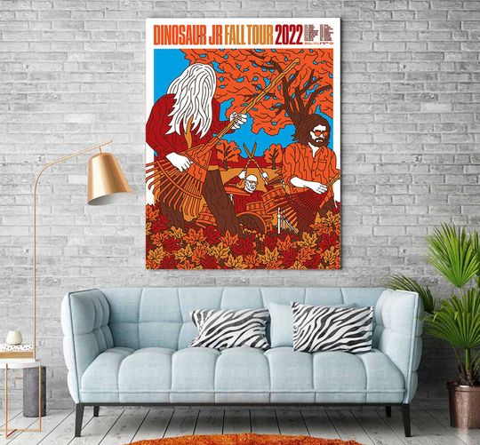 Discover Dinosaur JR Fall Tour 2022 Poster, Rock Band Poster, Music Love Gift