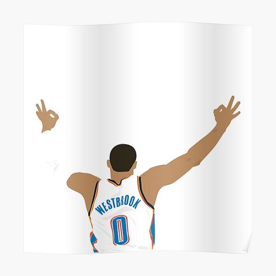 Discover Russell Westbrook Premium Matte Vertical Poster