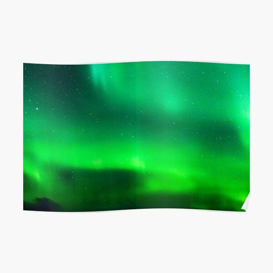 Discover Northern Lights Premium Matte Vertical Poster