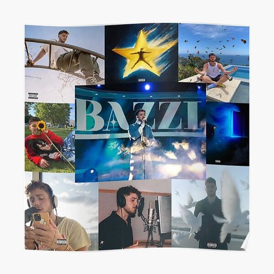 Discover Bazzi Collage Premium Matte Vertical Poster