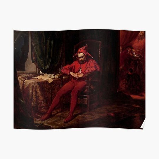 Discover “Stanczyk” by Jan Matejko (1862) Premium Matte Vertical Poster
