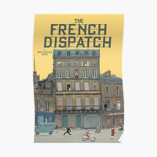 Discover The French Dispatch Poster Premium Matte Vertical Poster