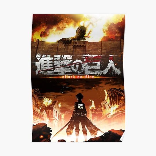Discover AO Titan SHINGEKI NO KYOJIN SEASON 1 Premium Matte Vertical Poster