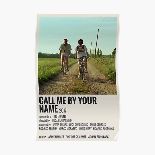 Discover CALL ME BY YOUR NAME - Minimalist Premium Matte Vertical Poster