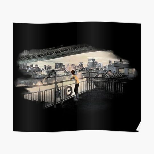Discover Weathering with you | Hodaka in Tokyo Premium Matte Vertical Poster