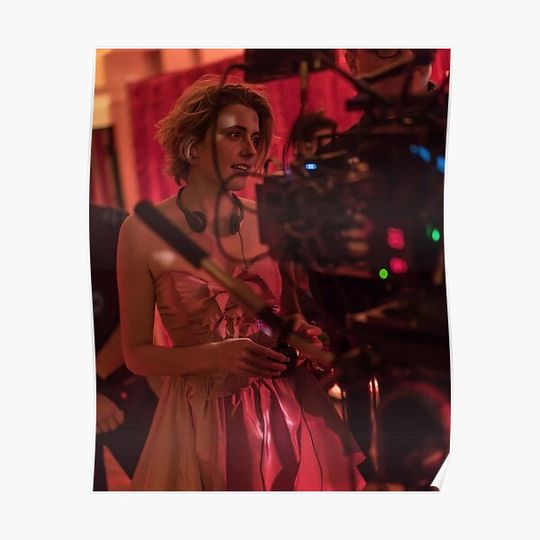 Discover Greta Gerwig Directing Premium Matte Vertical Poster