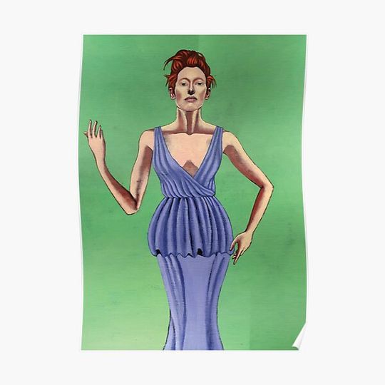 Discover Tilda Swinton Portrait Premium Matte Vertical Poster