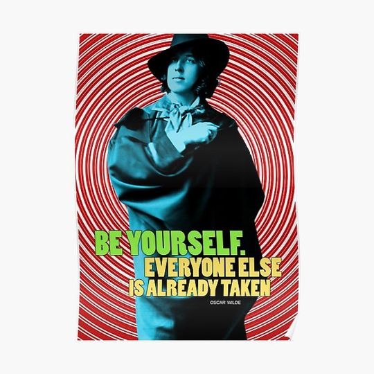 Discover Oscar Wilde Quote 2 Premium Matte Vertical Poster