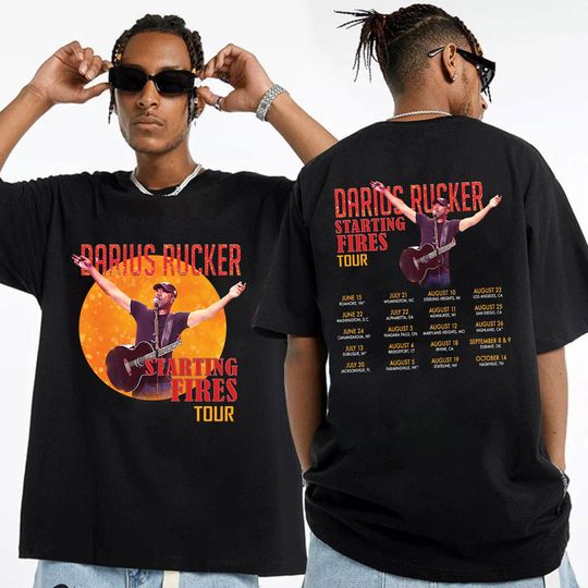 Discover Darius Rucker 2023 Concert Shirt, Darius Rucker Fan Shirt