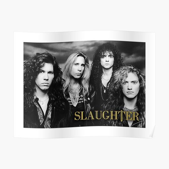 Discover Slaughter band photo Premium Matte Vertical Poster