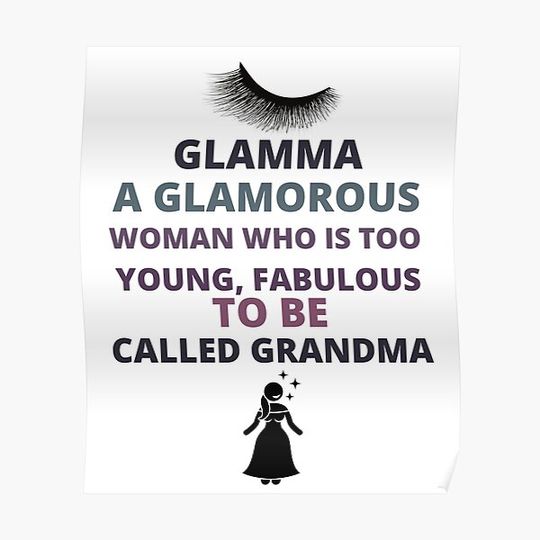 Discover Glamma a glamorous woman Poster