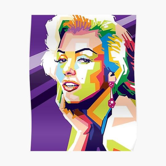 Discover EZ-Custom MARYLIN MONROE Premium Matte Vertical Poster