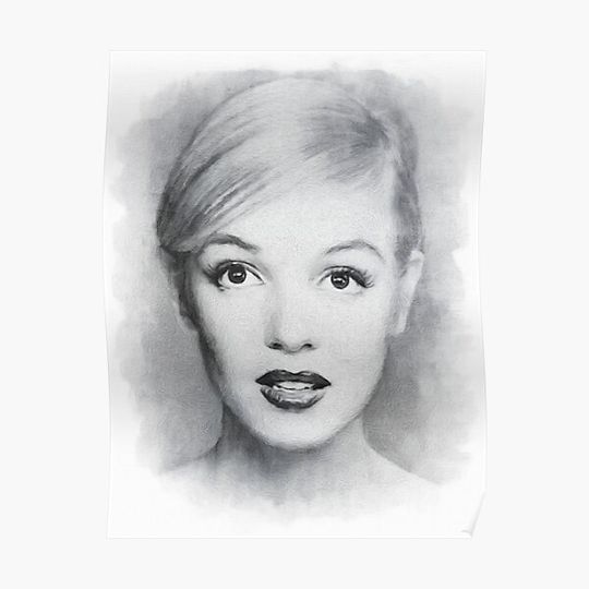 Discover Young Marilyn Monroe Painting Premium Matte Vertical Poster