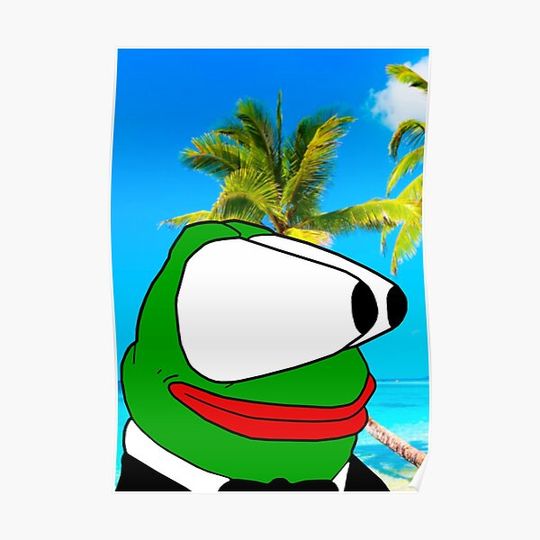 Discover Rare Booba Pepe Premium Matte Vertical Poster