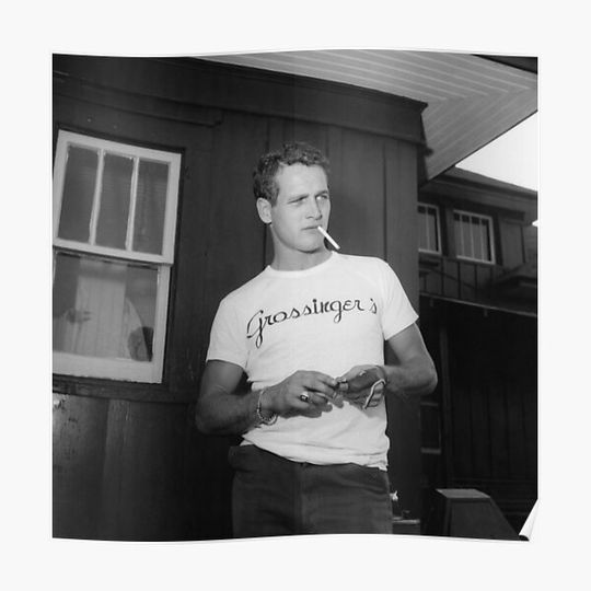 Discover Paul Newman, American Actor Premium Matte Vertical Poster